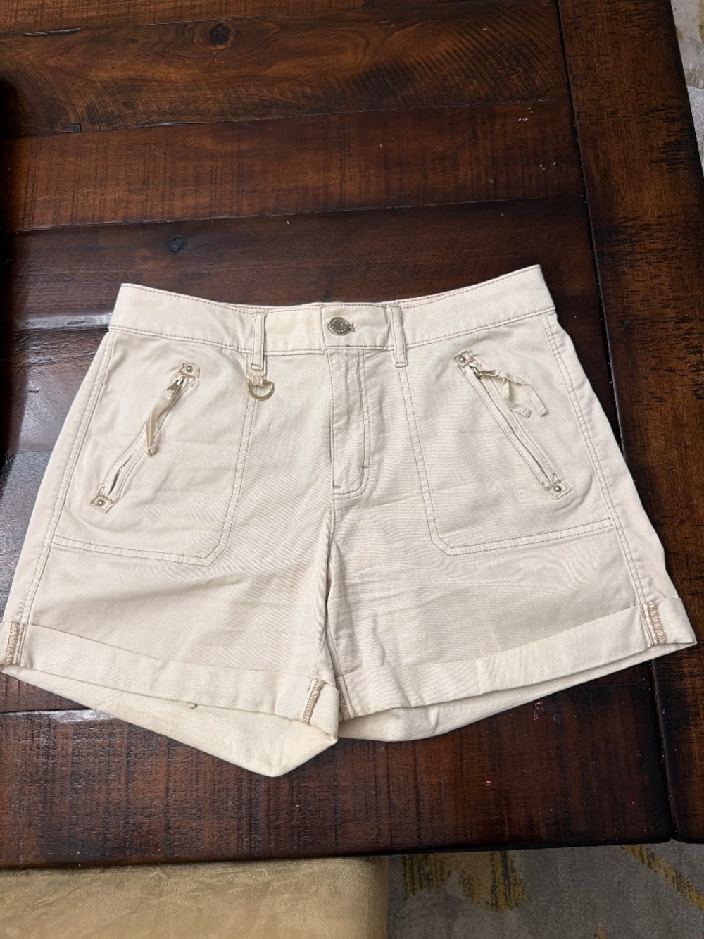 White House black market khaki shorts
